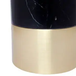 Paola Marble Table Lamp Black W Black Shade4