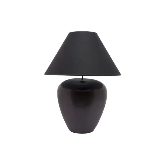 Picasso Table Lamp – Black w Black Shade