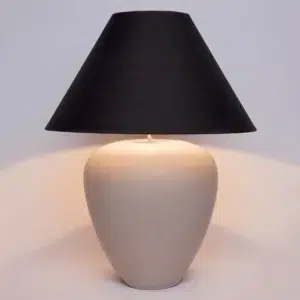 Picasso Table Lamp Natural W Black Shade2