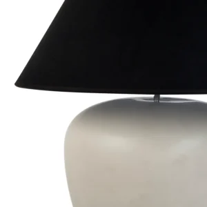 Picasso Table Lamp Natural W Black Shade3