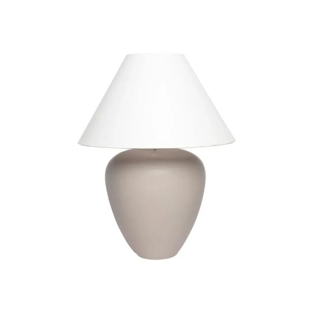 Picasso Table Lamp Natural W White Shade