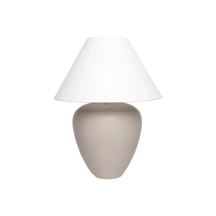 Picasso Table Lamp – Natural w White Shade