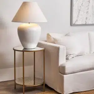 Picasso Table Lamp White W White Shade3
