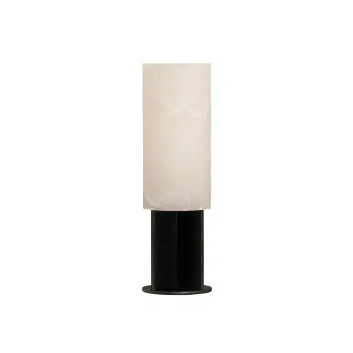 Samara Alabaster Table Lamp – Black