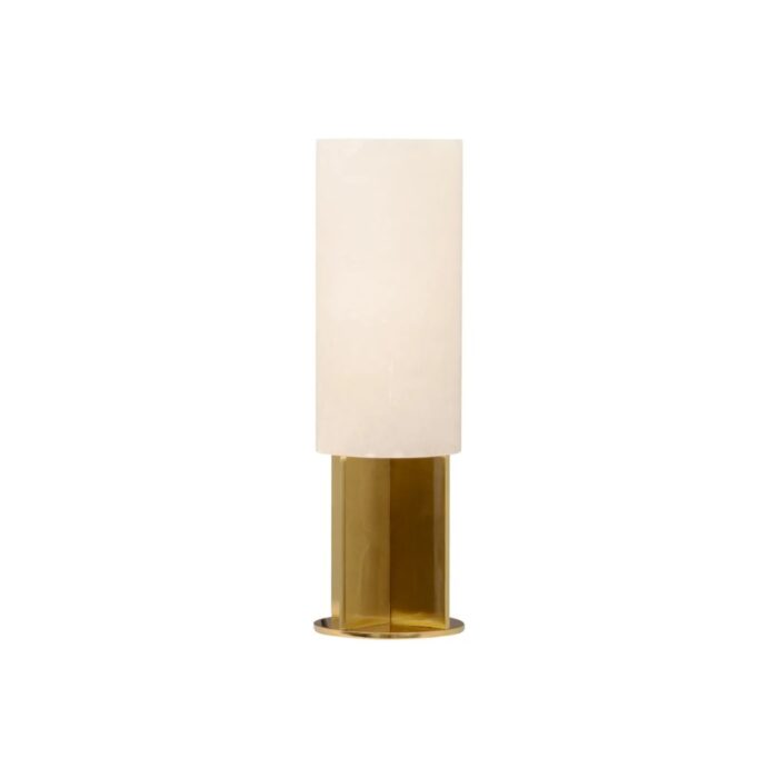 Samara Alabaster Table Lamp – Brass