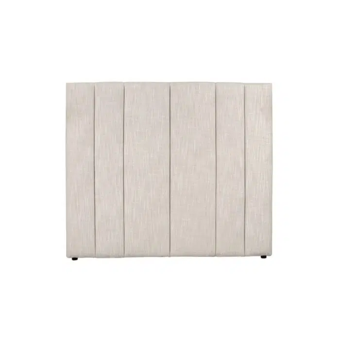 Soho Double Size Bedhead – Off White Linen