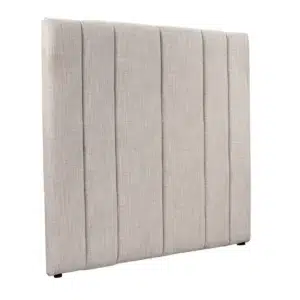 Soho Double Size Bedhead Off White Linen2