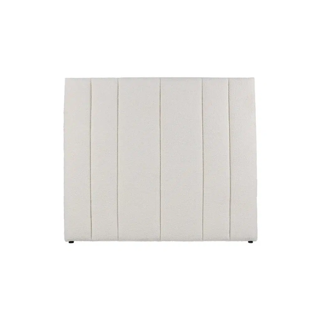 Soho Queen Bedhead White Boucle