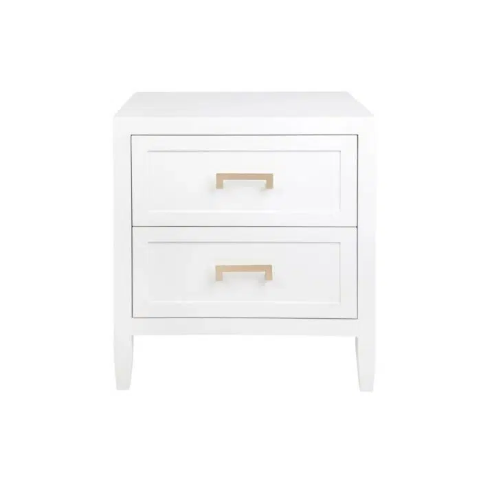Soloman Bedside Table – Large White