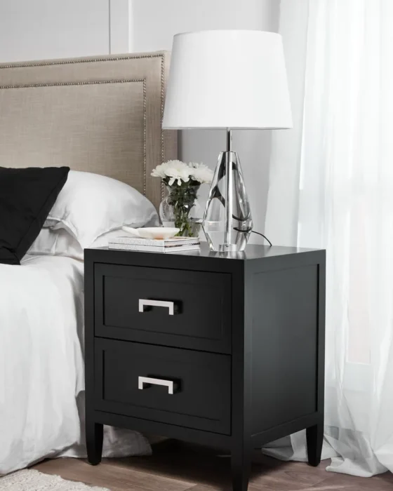Soloman Bedside Table Small Black2