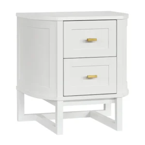 Theodore Bedside Table Small White1