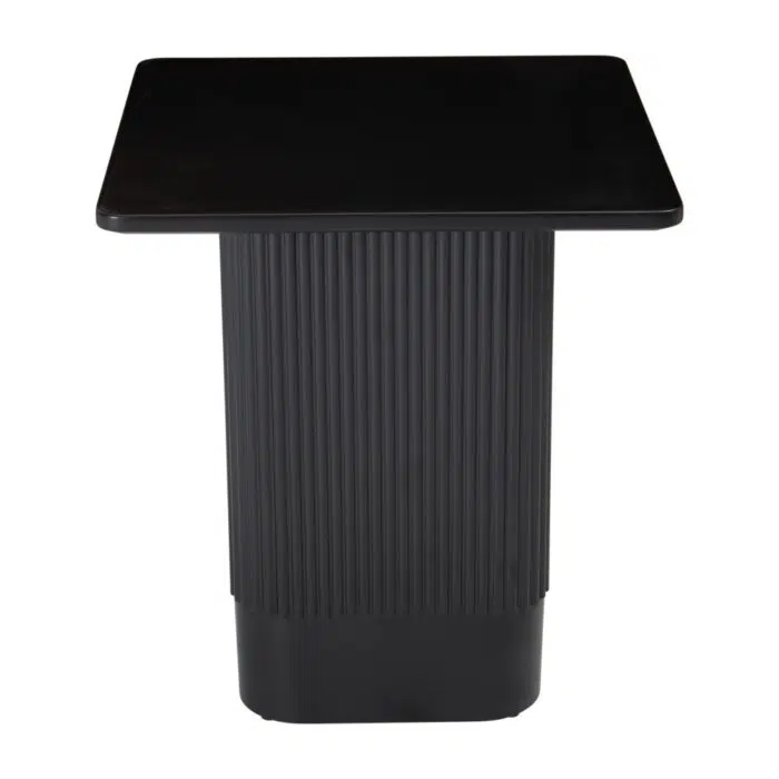 Noir Side Table – Matte Black Finish