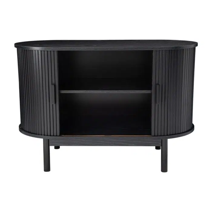 Oslo Sideboard Cabinet – Mid-Century Black