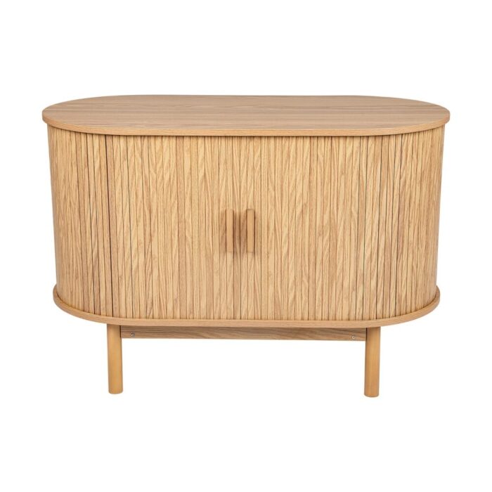 Oslo Sideboard Nat Wood, Mid-Century Style, Spacious Storage