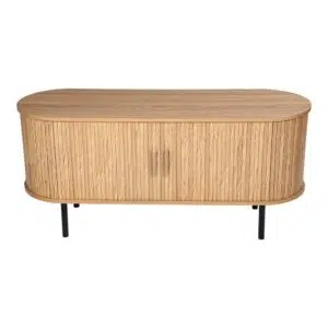 Oslo Sideboard Natural Ribbed Sliding Doors Timeless Design Modern Interiors