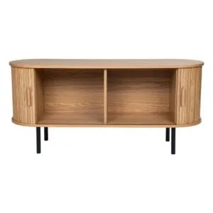 Oslo Sideboard Natural Ribbed Sliding Doors Timeless Design Modern Interiors