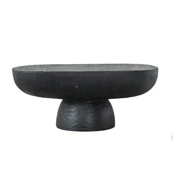 Logan Coffee Table – Cement with Black Finish