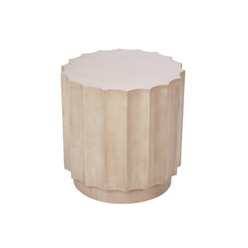 Wyatt Side Table White Wash