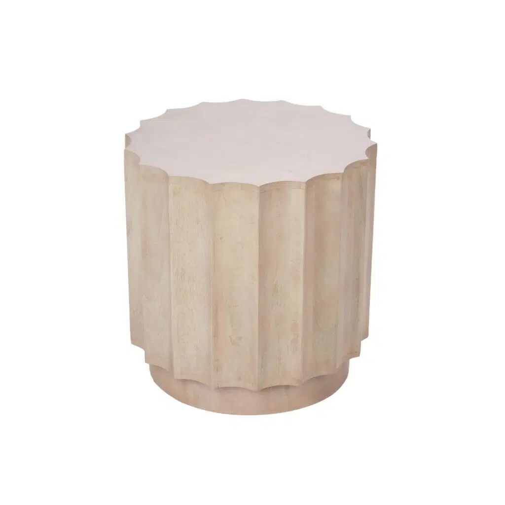 Wyatt Side Table White Wash