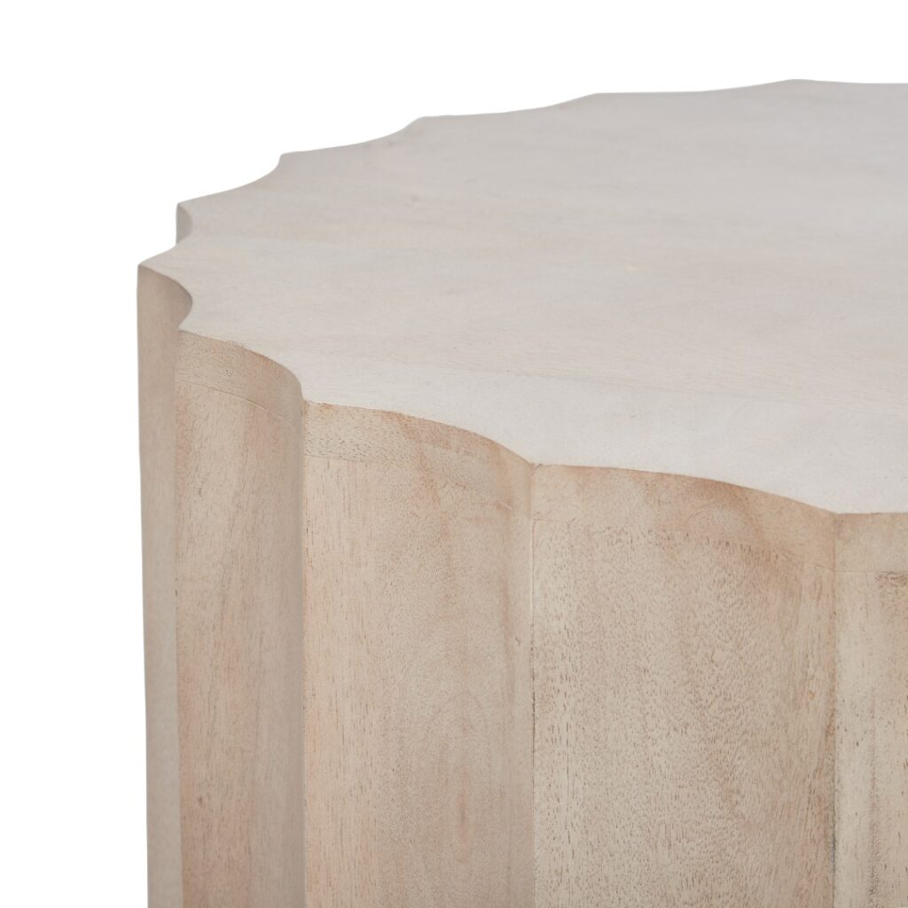 Wyatt Side Table White Wash