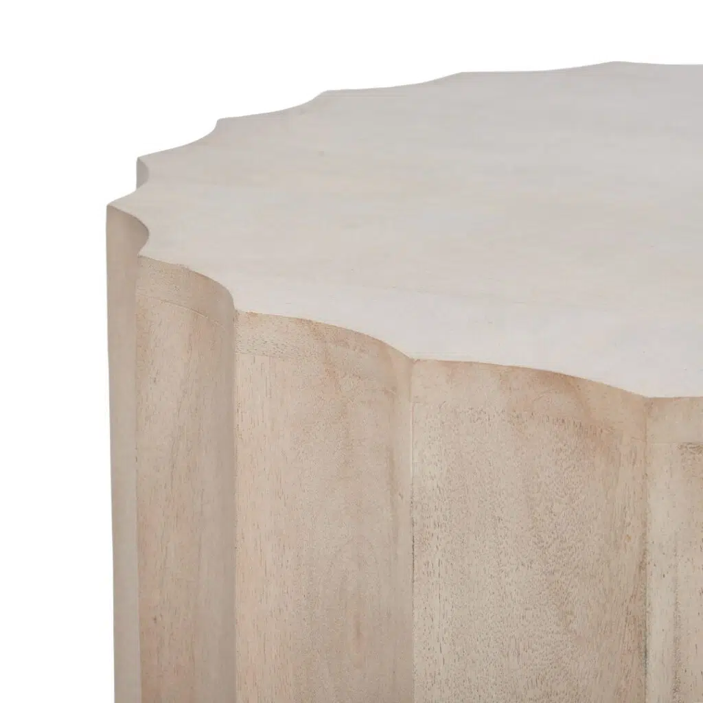 Wyatt Side Table White Wash