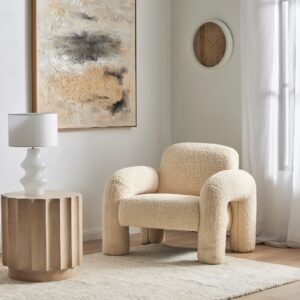 Wyatt Side Table White Wash