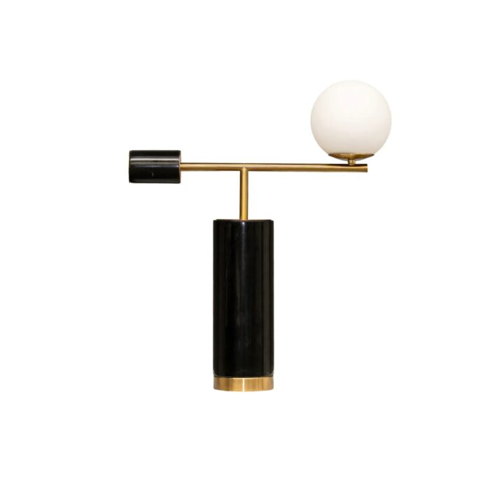 Zamora Marble Table Lamp – Black