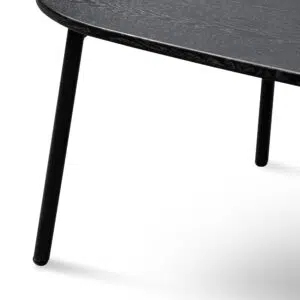 Modern black veneer coffee table with sleek design