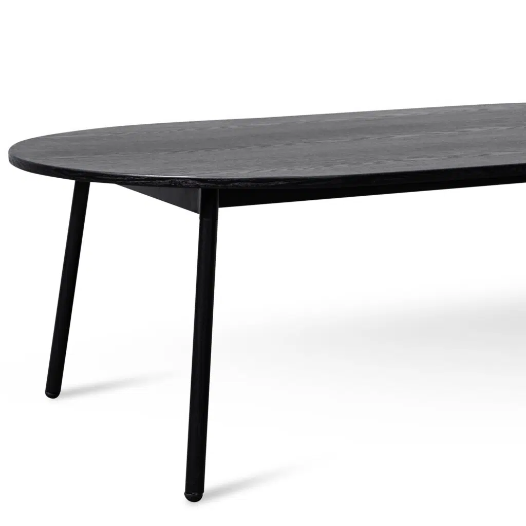 Modern black veneer coffee table with sleek design