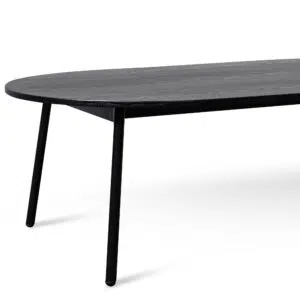 Modern black veneer coffee table with sleek design