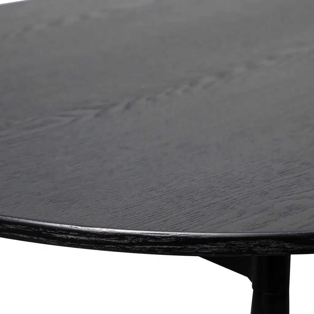 Modern black veneer coffee table with sleek design
