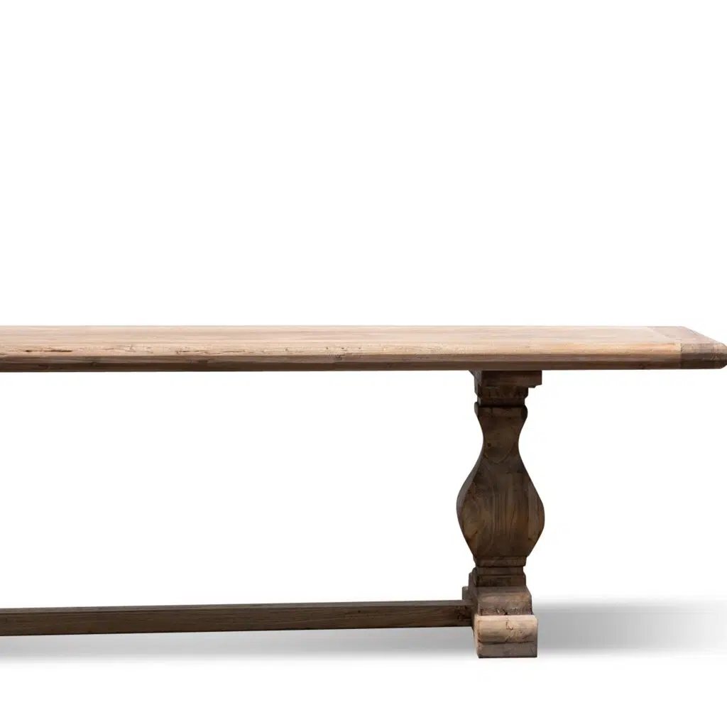 Atlas 2.4m Elm Wood Bench, Natural, Rustic Charm