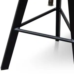 Titan Steel Bar Stool Black Adjustable Modern Design