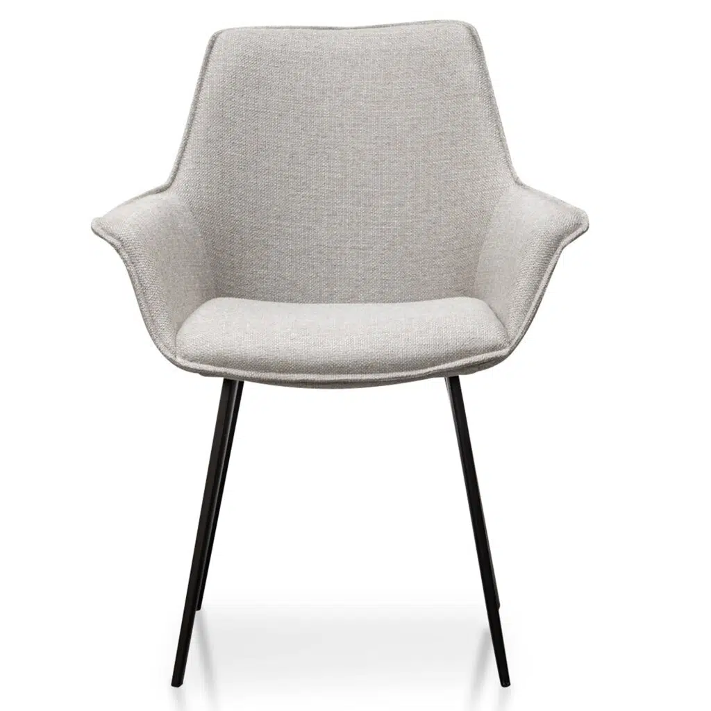 Rustic Beige Dining Chair Set Modern Design