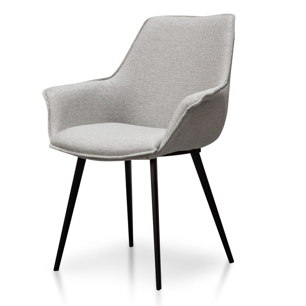 Beige Modern Dining Chair Set, Minimalist Style