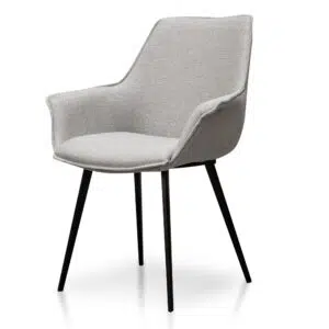 Beige Modern Dining Chair Set, Minimalist Style