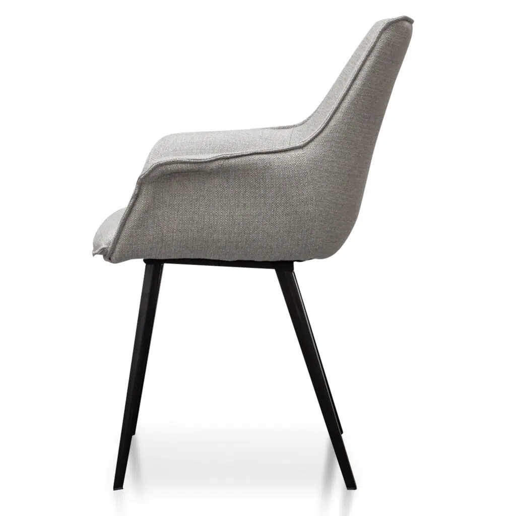 Rustic Beige Plywood Dining Chair Set Modern Design