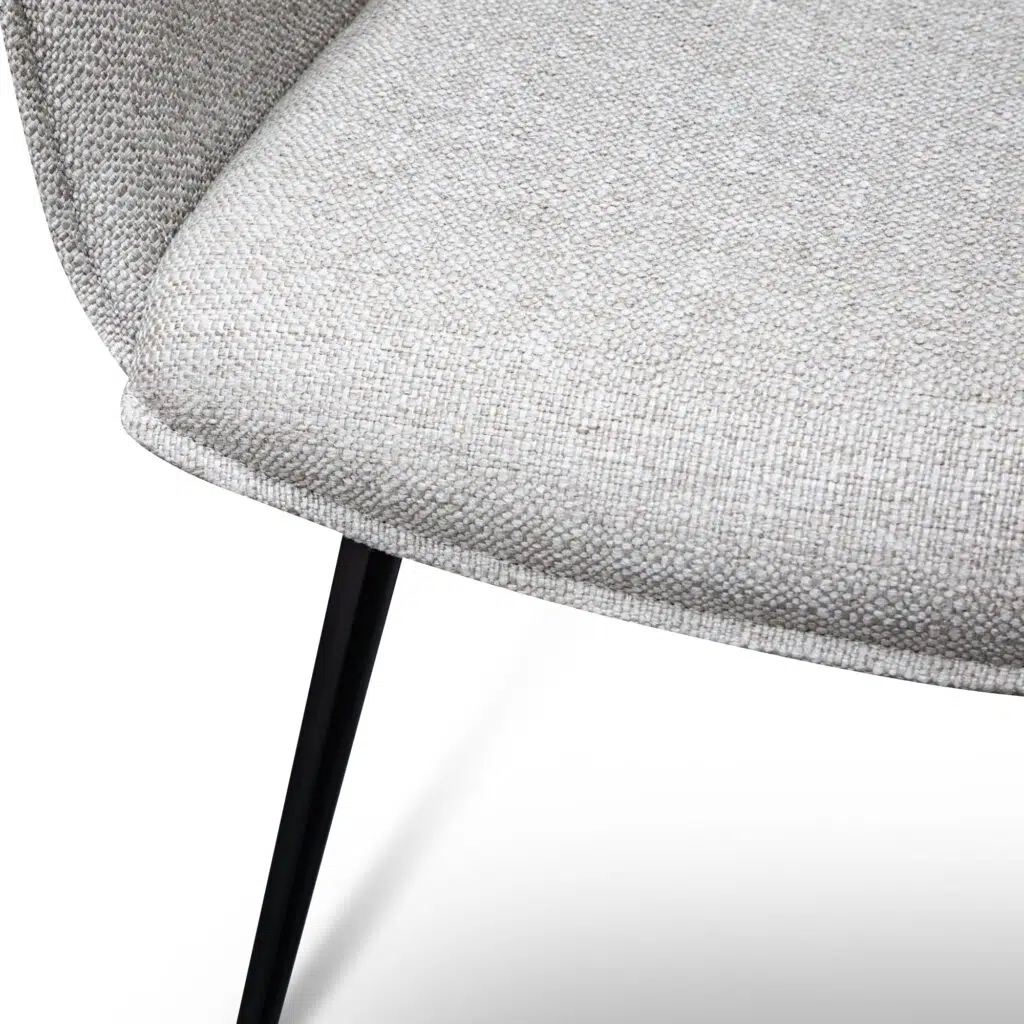 Beige Modern Dining Chair Set of 2 Rustic Plywood Lightweight Sturdy
