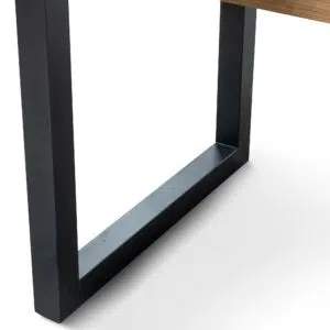 Kaia Extendable Dining Table European Oak Black Legs