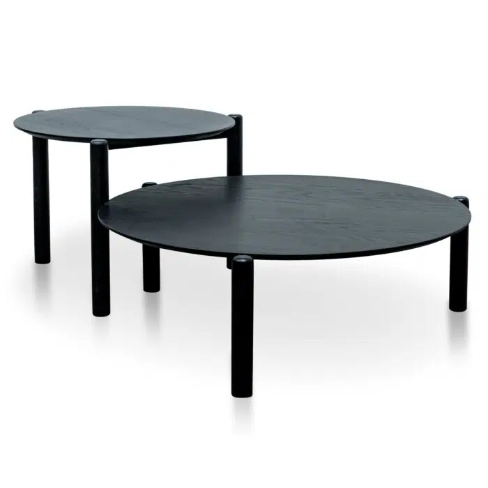 Tova – Nest of Coffee tables – Black