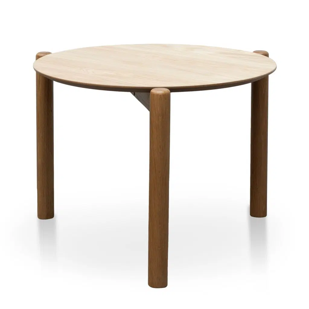 Sleek Scandi Nest Coffee Tables Natural 2-Tier