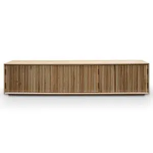Dane 2m TV Unit, Natural Ash, Spacious Storage, Modern Design