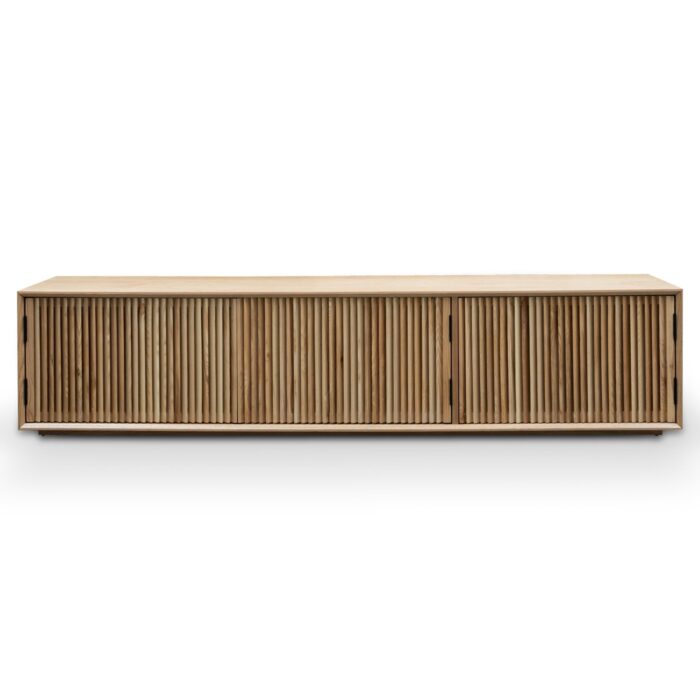 Dane 2m TV Unit, Natural Ash, Spacious Storage, Modern Design