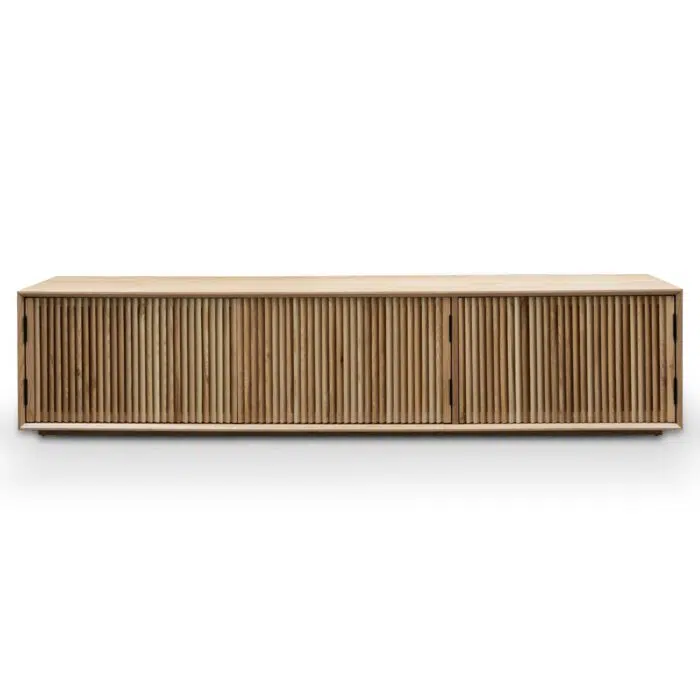 Dane 2m Entertainment TV Unit – Natural Ash Veneer
