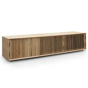 Dane 2m TV Unit, Natural Ash, Modern Design, Spacious Storage