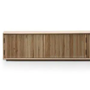 Dane 2m TV Unit in Natural Ash Veneer, Spacious Storage, Sleek Design