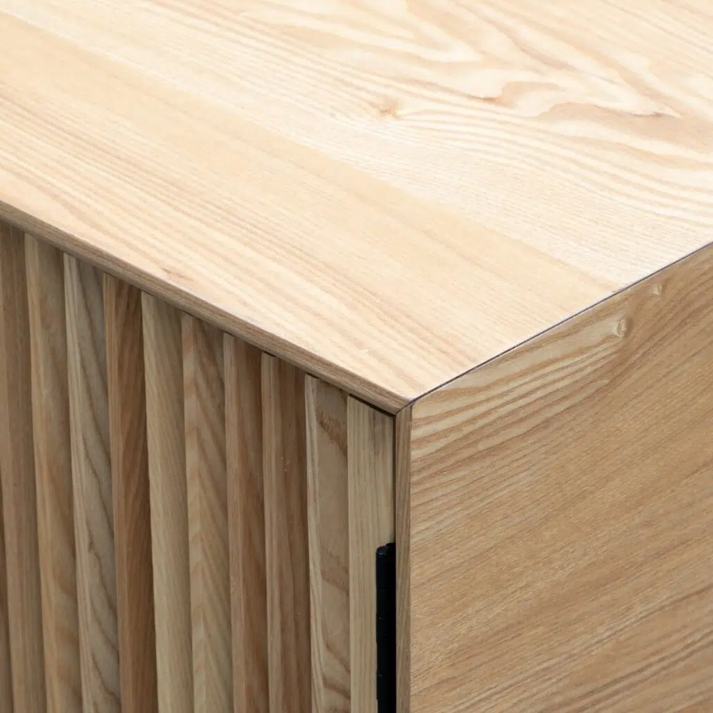 Dane 2m TV Unit in Natural Ash Veneer, Spacious Storage, Modern Design