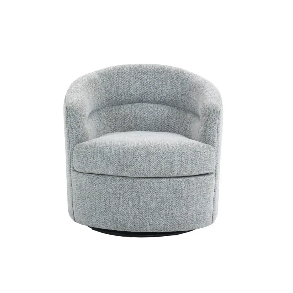 Cozy Navarro Armchair, Brown & Black, Teddy-Like Fabric, Sleek Design