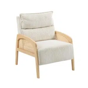 Elegant Electric Recliner Chair, 270° Rotate, Rock, USB Port, Black White Texture, Durable Steel Legs