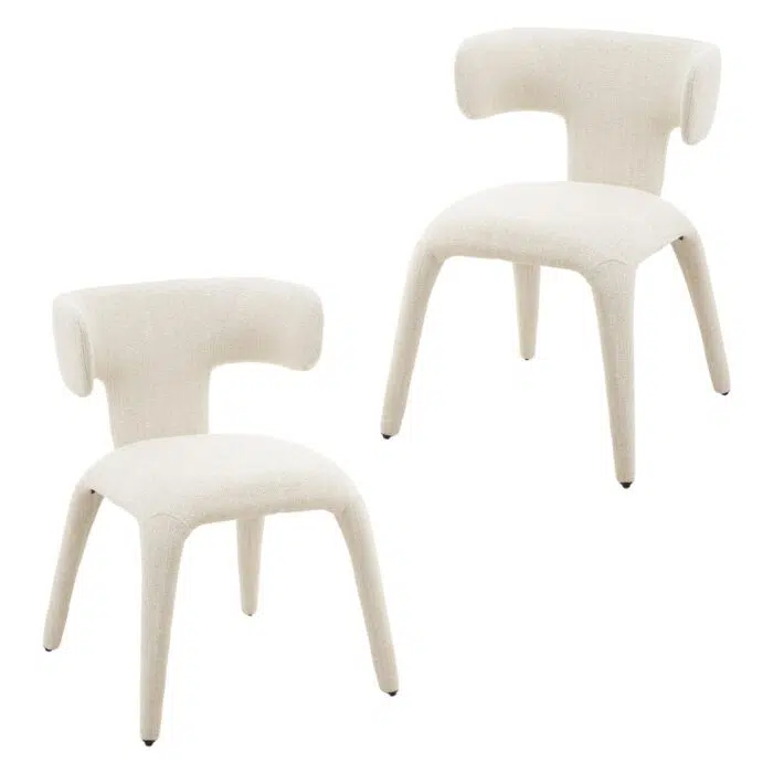 Valerie Dining Chairs – Cream (Set of 2)
